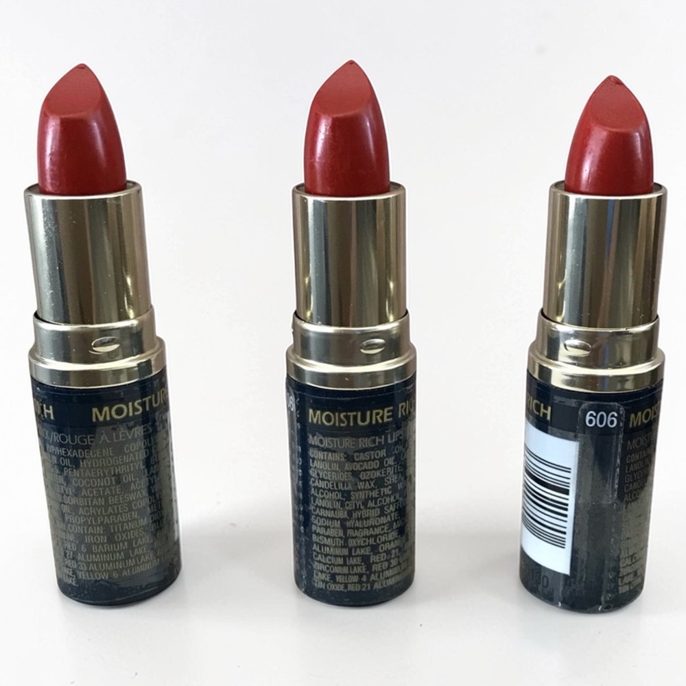 🆕3pcs Max Factor Moisture Rich Lipstick
